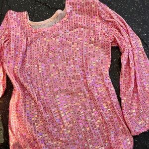 Stunning silk & sequin shift Top • small